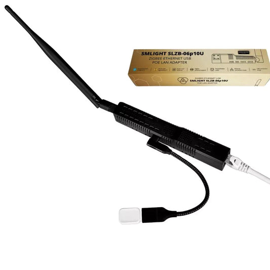 SMLIGHT SLZB-06p10U Zigbee LAN PoE USB Wi-Fi Adapter Zigbee2MQTT ZHA CC2674P10