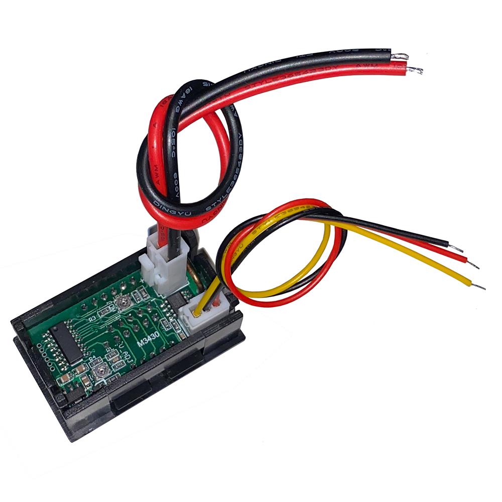 Geekcreit Mini Digital Voltmeter Amperemeter DC 100V 10A Blau + Rot Dual LED