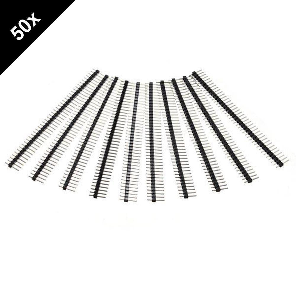 Stiftleiste 40 Stück 2.54mm gerade Pin Header Breadboard Arduino Rapberry Pi