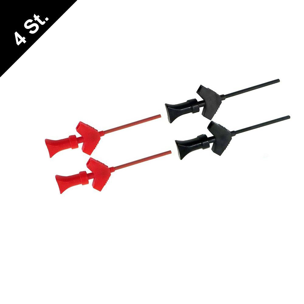 Cleqee SMD IC Test Hook Hook Clip Mini Grabbers Test Tip Dupont Red Black