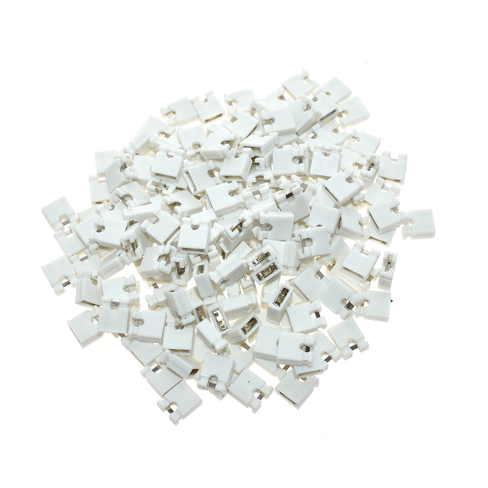 10-100x Steckbrücke Jumper Adressierstecker Kurzschluss Pitch RM 2,54mm offen