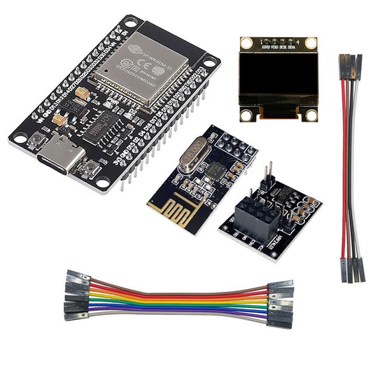 OpenDTU Hoymiles DIY Kit - ESP32 + Display + NRF24L01+ Module + Socket + Cable