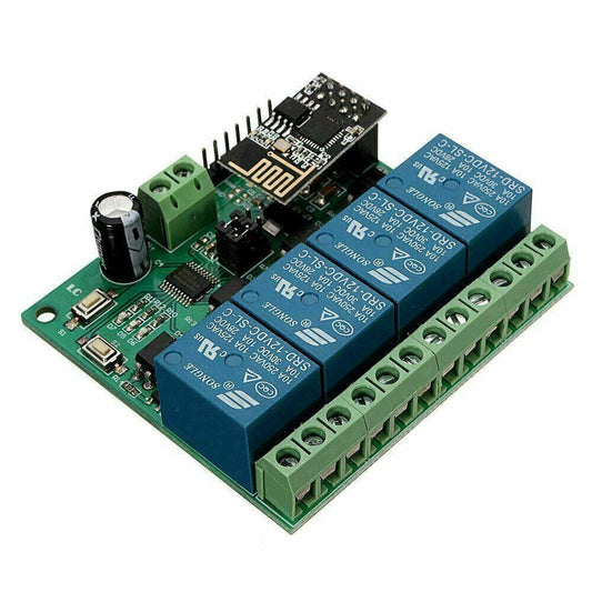 LC Technology 12V 4 Channel Relay 4 Channel Relay ESP8266 WIFI - Tasmota 15 NEW