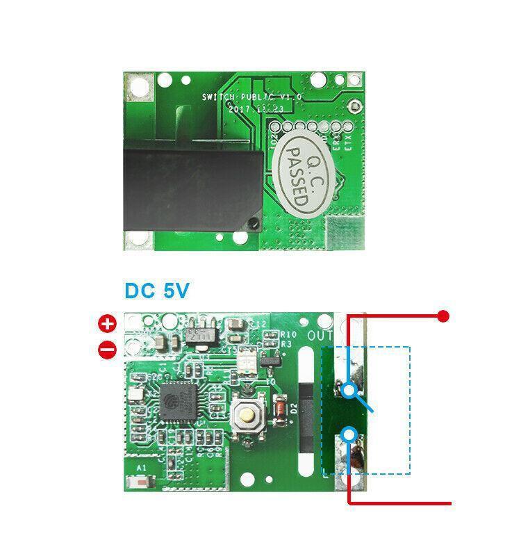 SONOFF RE5V1C RELAISMODUL 5V WIFI SWITCH RELAY - Tasmota 15 - IOBROKER - ALEXA