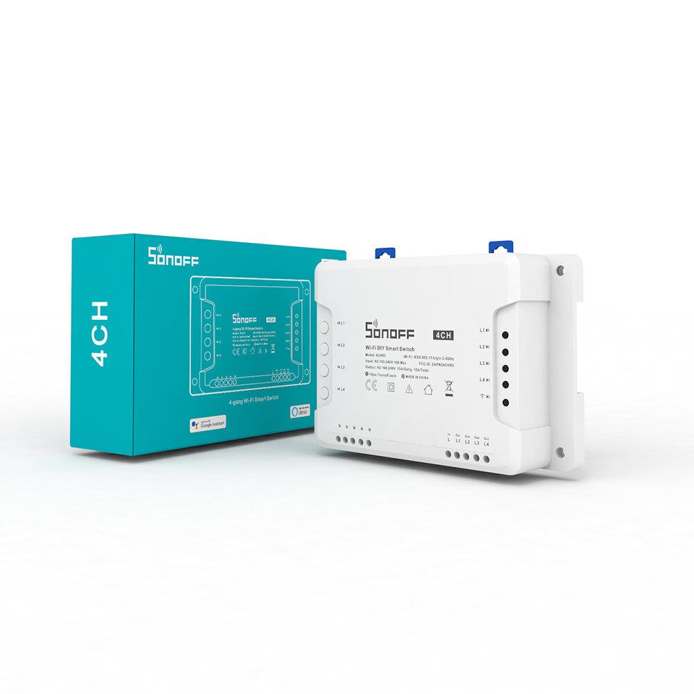 SONOFF 4CH R3 - 4 channels WiFi - Tasmota 15 - Alexa compatible - iobroker - NEW