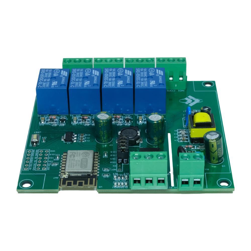 LC Technology ESP8266 ESP-12F WiFi 4 channel relay DC5-30V AC90-250V Tasmota 15