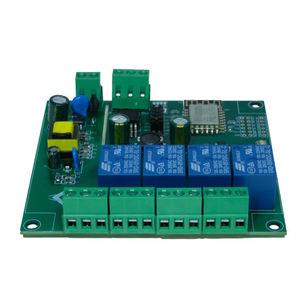 LC Technology ESP8266 ESP-12F WiFi 4 Kanal Relais DC5-30V AC90-250V Tasmota 14