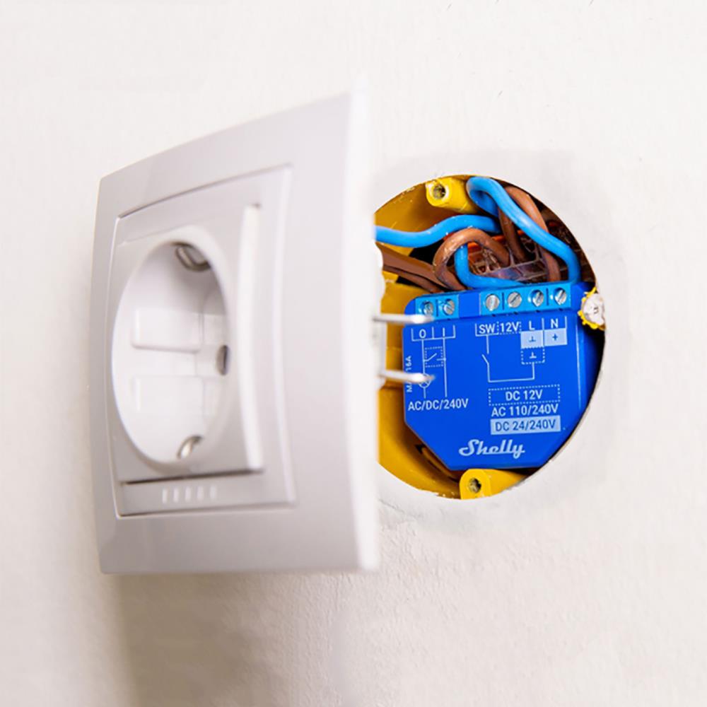 Shelly Plus 1 One 16A DC-AC Schalter Relais WiFi Hausautomation Tasmota 14