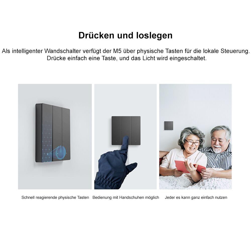 SONOFF M5 SwitchMan 1/2/3 Channel WiFi Mechanical Wall Switch Tasmota 14