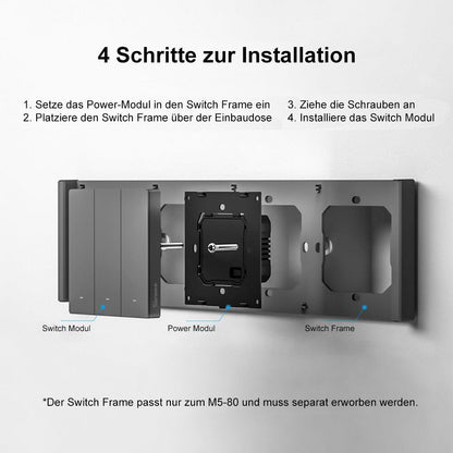 SONOFF M5 SwitchMan 1/2/3 Kanal WiFi mechanischer Wand Schalter Tasmota 13