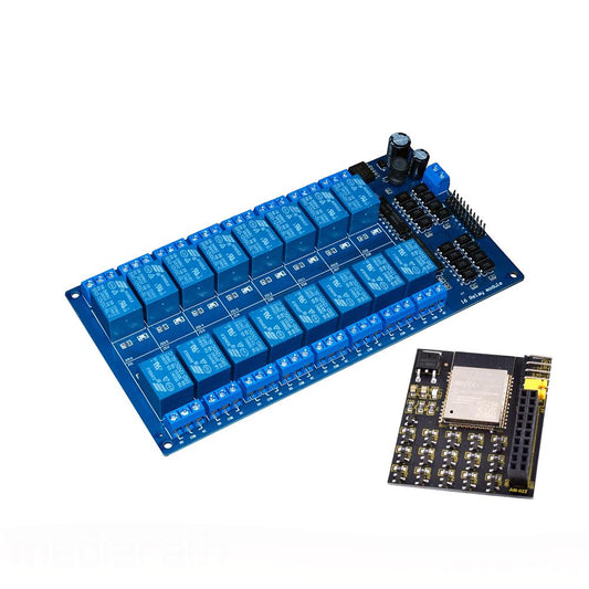16 Kanal Relais WiFi ESP32 DC 5V 12V 24V Interface LM2576 DIY Tasmota 15