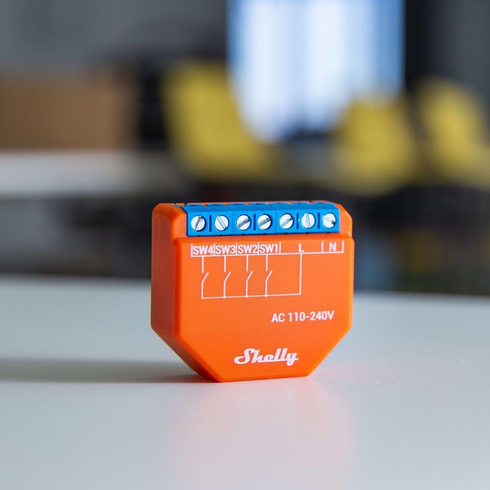 Shelly Plus i4 4 Kanal Smart WiFi Steuergerät 110-240V AC ESP32 MQTT Tasmota 15
