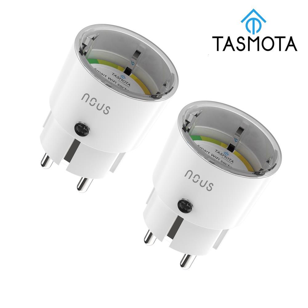 2X Nous A1T 16A 3680W Verbrauchsmessung WiFi Smart Socket Tasmota preinstalled