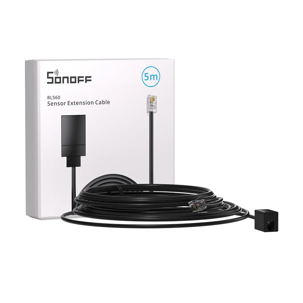 SONOFF RL560 5m sensor cable extension for Sonoff TH Origin Elite for RJ9