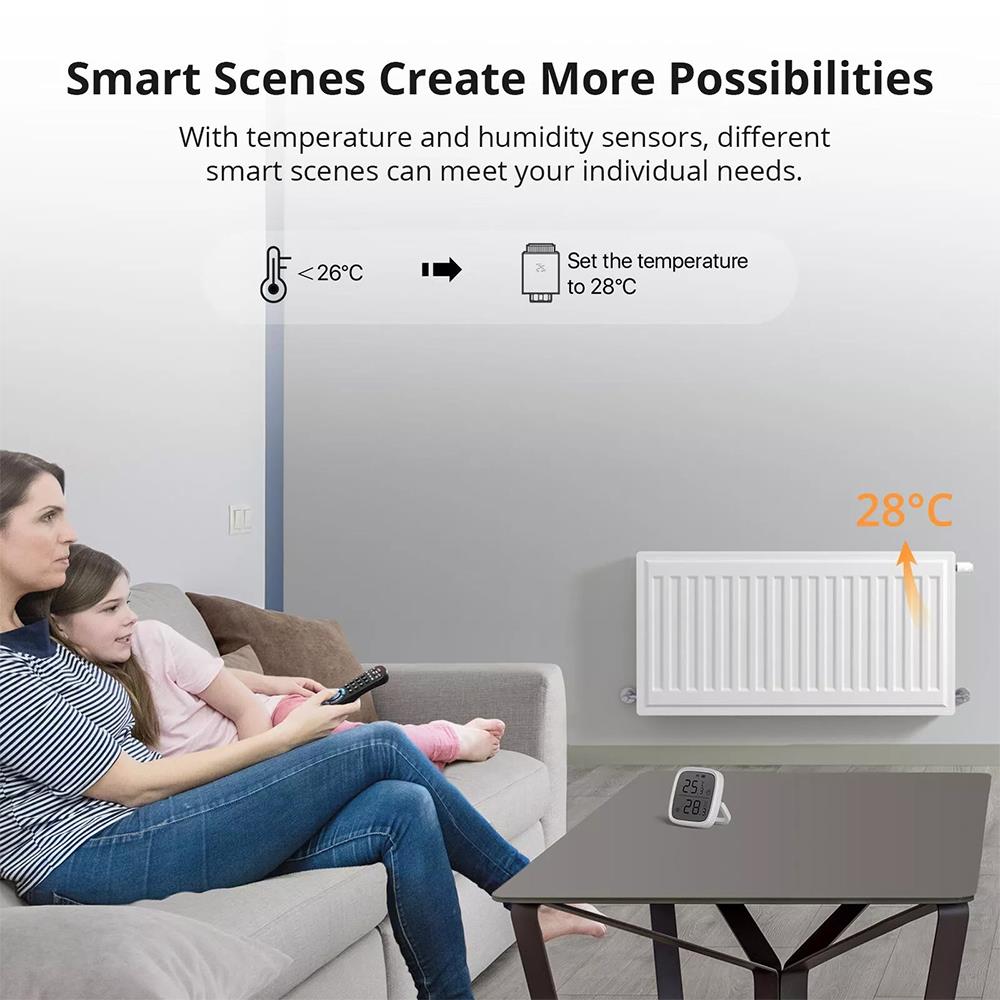 1-8x Sonoff TRVZB Zigbee 3.0 Smart Radiator Thermostat Controller Radiator Valve