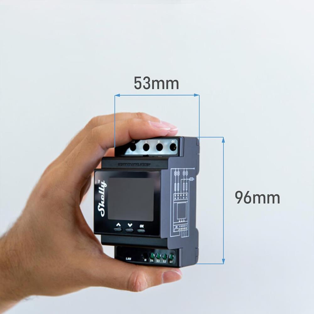 Shelly Pro 4PM WiFi LAN 4fach Smart Relaisschalter Leistungsmesser Tasmota 15