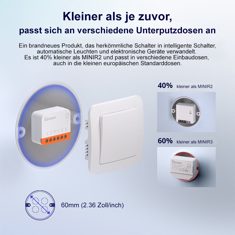 SONOFF MINI Extreme MINIR4 WiFI Smart Switch ESP32 Alexa ioBroker Tasmota 15