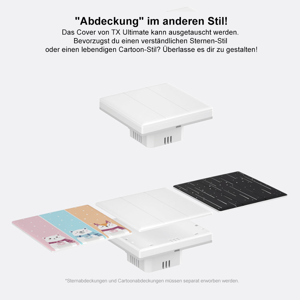Sonoff TX Ultimate T5 EU 3C 3-Kanal Smart WiFi Wand Touch Schalter Tasmota 15