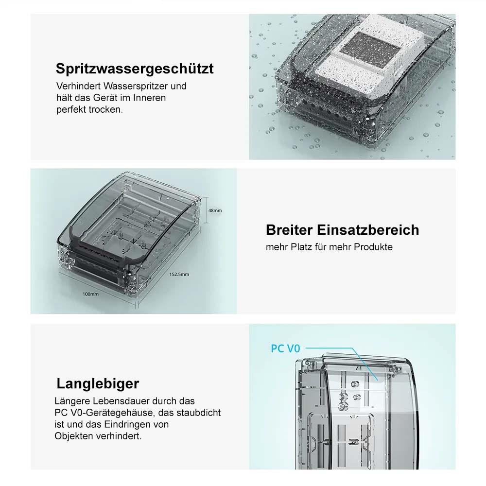 SONOFF Waterproof Box R2 IP64 TH-Elite TH-Origin POW-Elite POW-Origin NSPanel TX