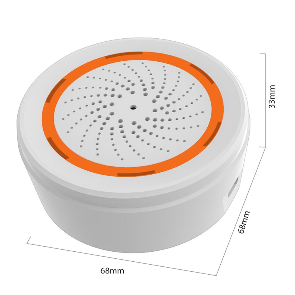 NEO NAS-AB02B ZigBee 3.0 Smart Alarm Sirene 90 dB, TUYA, ZIGBEE2MQTT, ZHA