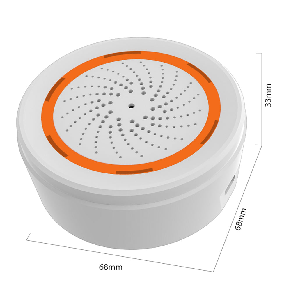 NEO NAS-AB02B ZigBee 3.0 Smart Alarm Sirene 90 dB, TUYA, ZIGBEE2MQTT, ZHA