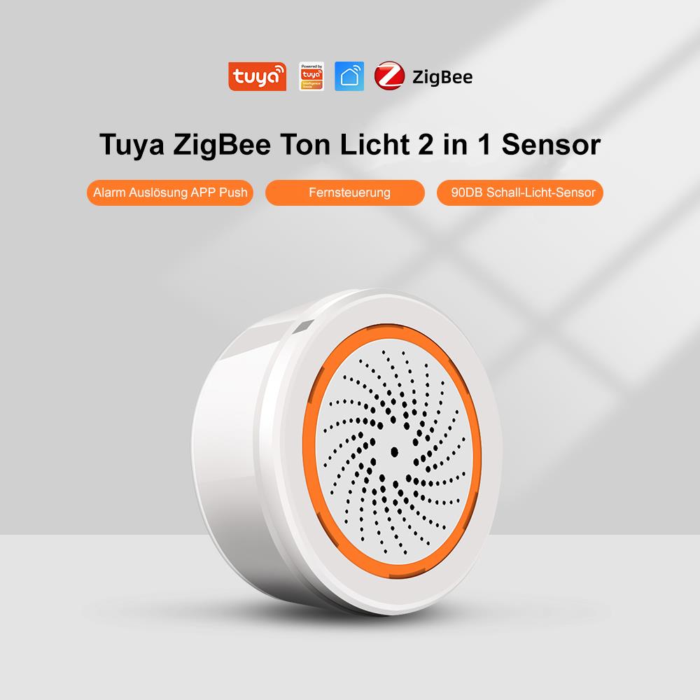 NEO NAS-AB02B ZigBee 3.0 Smart Alarm Sirene 90 dB, TUYA, ZIGBEE2MQTT, ZHA