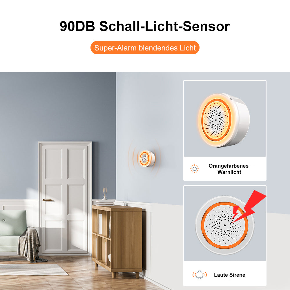 NEO NAS-AB02B ZigBee 3.0 Smart Alarm Sirene 90 dB, TUYA, ZIGBEE2MQTT, ZHA