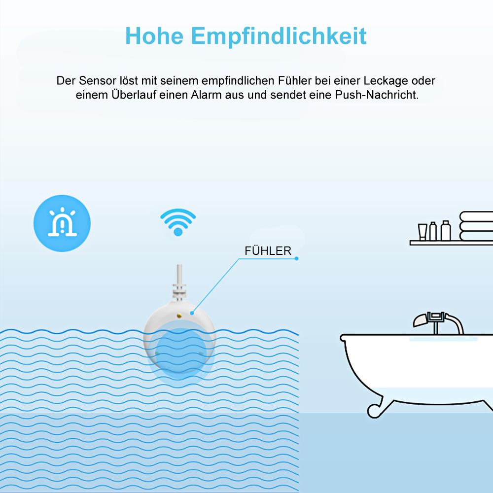 NEO NAS-WS05BH ZigBee 3.0 Smart Water Sensor Water leakage Apple Homekit
