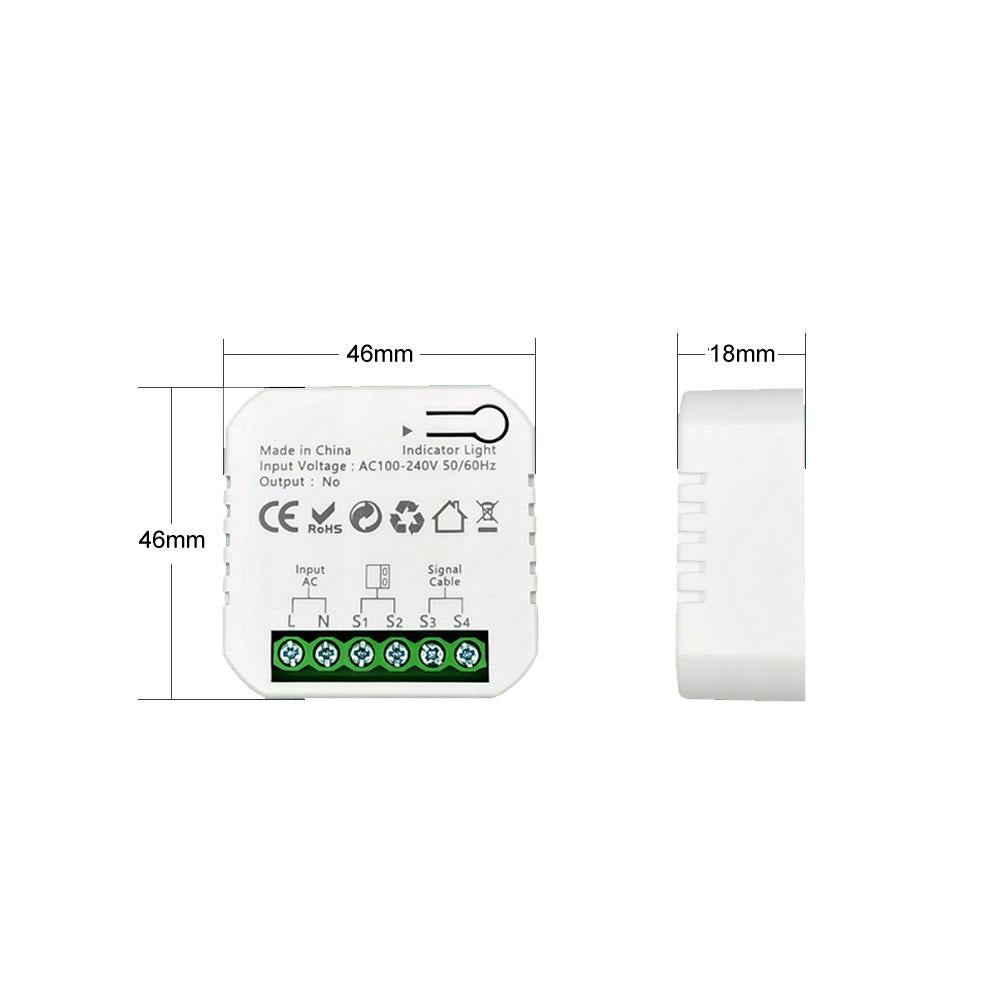 Tuya Zigbee Smart Garage Door Opener Door Opener Contact with Sensor Alexa Google
