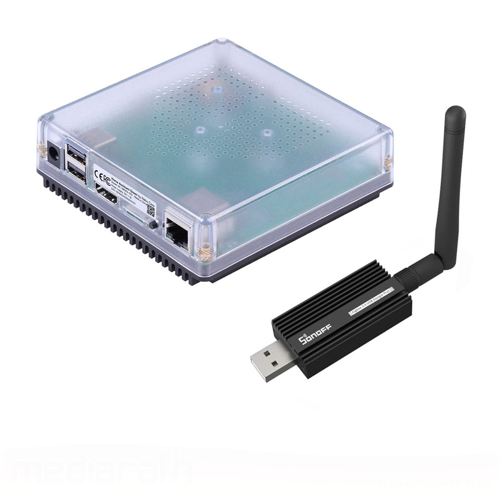 Home Assistant Green Smart Home Hub 2X USB, Gigabit LAN opt. Sonoff ZBDongle-E