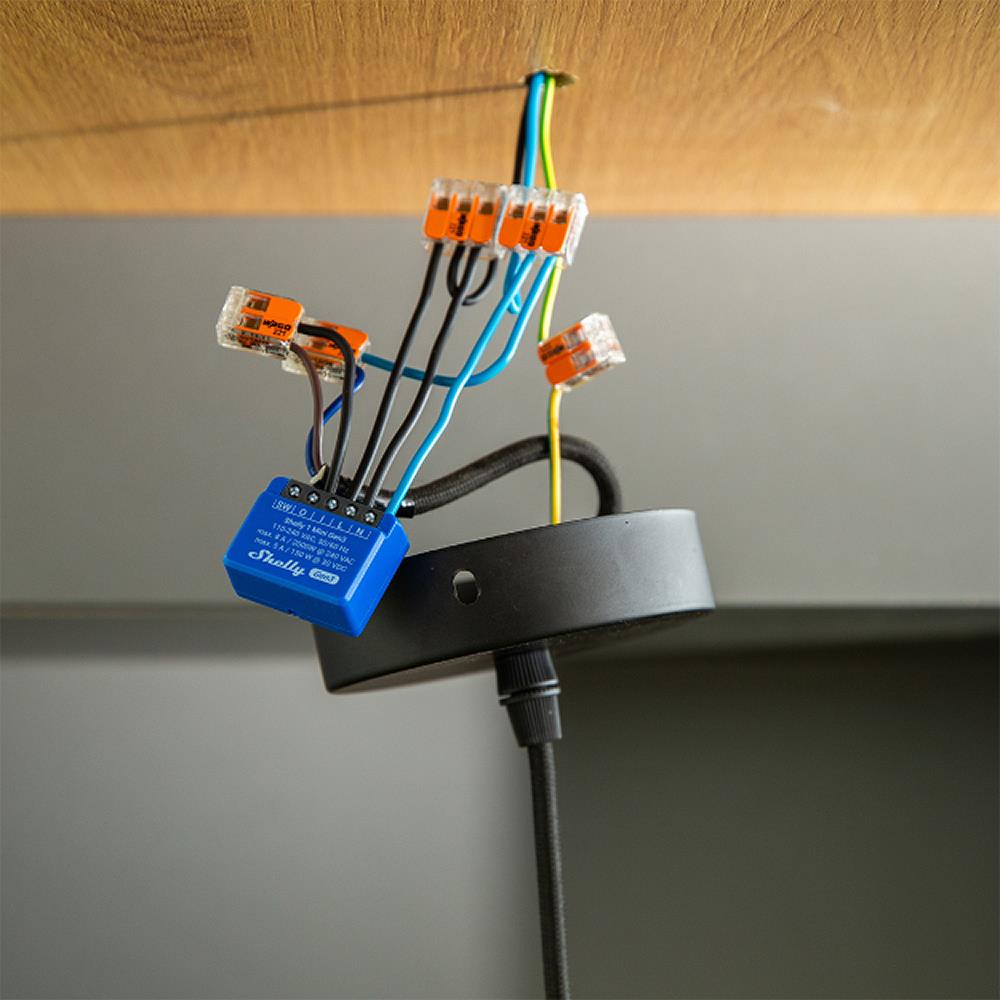 Shelly Plus 1 Mini Gen3 8A DC-AC ESP32 Unterputz WiFi Schalter Relais Tasmota 15