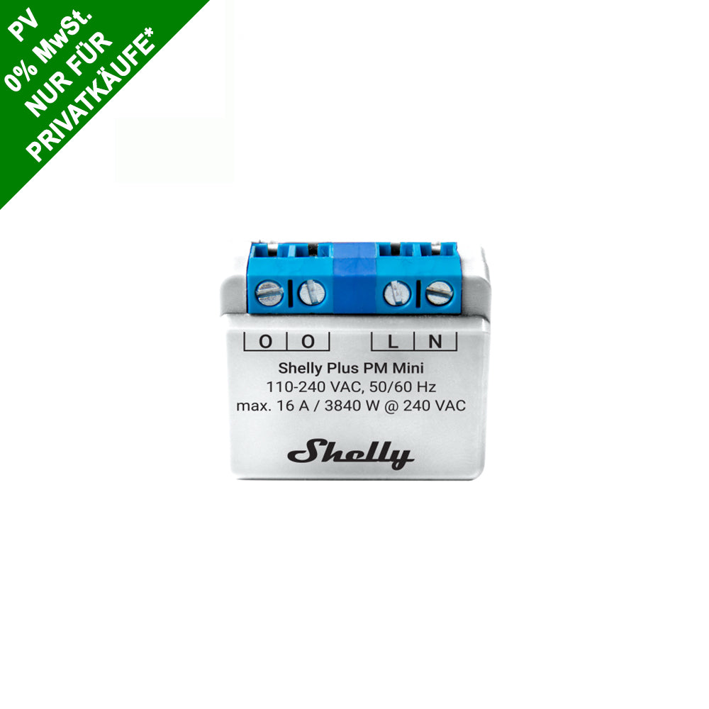 Shelly Plus 2PM 16A DC-AC Smart WiFi Power Metering for each Channel  Tasmota PV – mediarath - Martin Damrath
