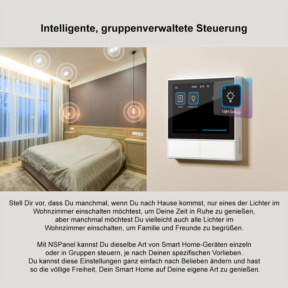 SONOFF NSPanel White Touch Display Wall Switch Smart Wall Switch Tasmota 15