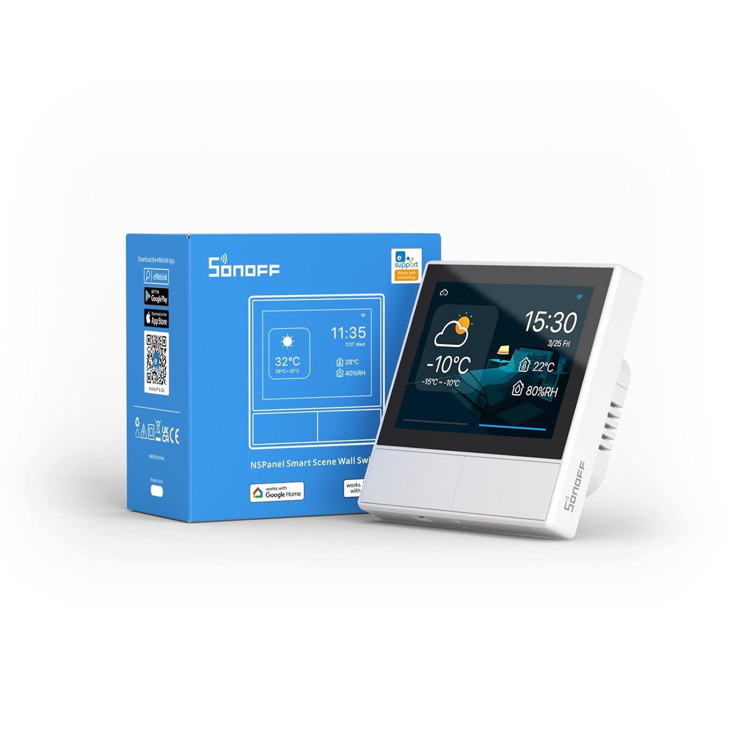SONOFF NSPanel White Touch Display Wall Switch Smart Wall Switch Tasmota 15