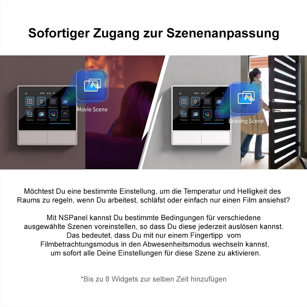 SONOFF NSPanel White Touch Display Wall Switch Smart Wall Switch Tasmota 15