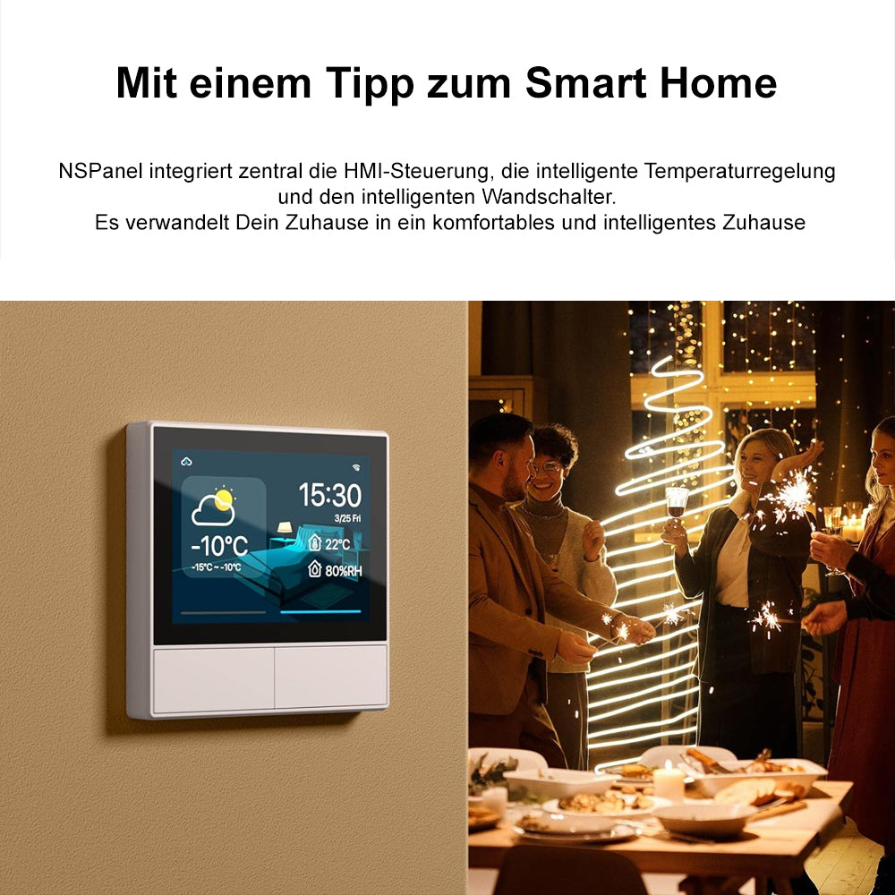 SONOFF NSPanel White Touch Display Wall Switch Smart Wall Switch Tasmota 15