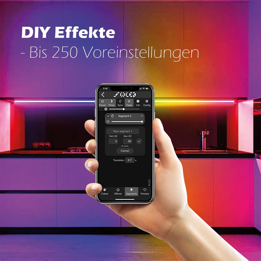 Gledopto GL-C-010WL-D 5V-24V Smart WiFi WLED LED Strip Controller +MIC +UART