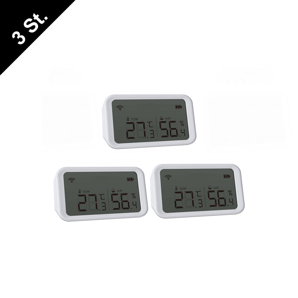 NEO NAS-TH02BH Zigbee 3.0 Smart Temperature - Humidity Sensor with LCD Screen