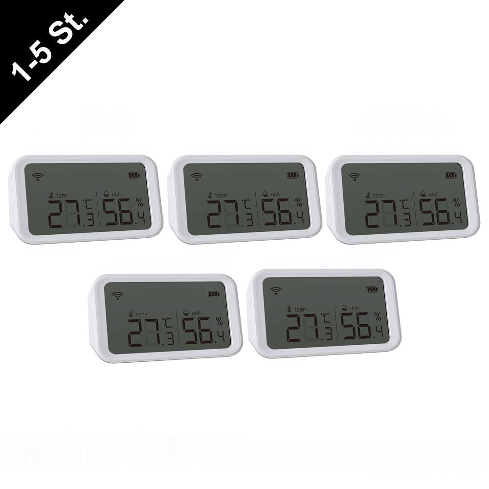 NEO NAS-TH02BH Zigbee 3.0 Smart Temperature - Humidity Sensor with LCD Screen