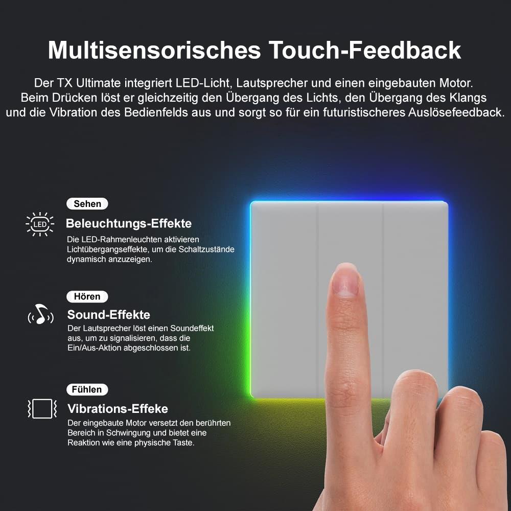 Sonoff TX Ultimate T5 EU 4C 4-Kanal Smart WiFi Wand Touch Schalter Tasmota 15