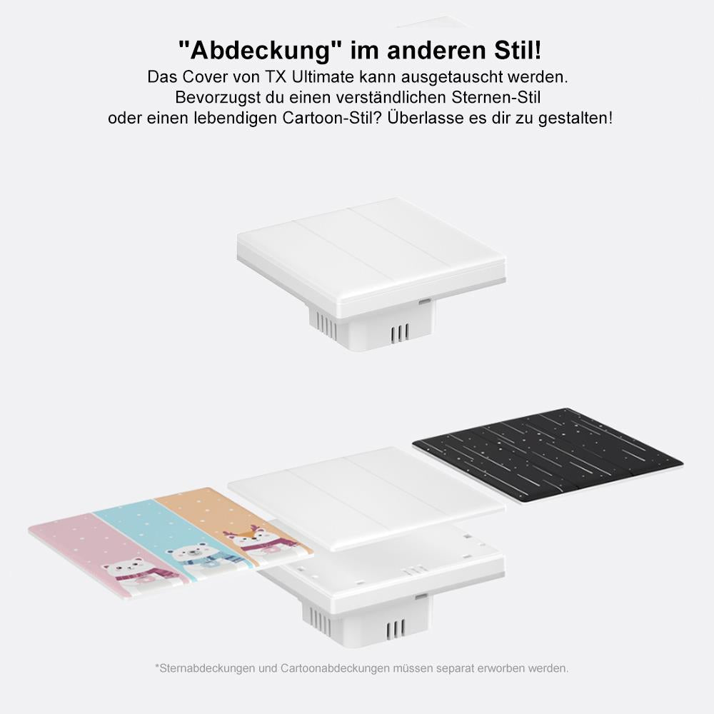 Sonoff TX Ultimate T5 EU 4C 4-Kanal Smart WiFi Wand Touch Schalter Tasmota 15