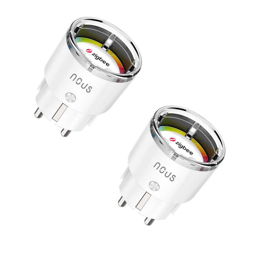 2X Nous A1Z 16A 3680W consumption measurement ZigBee 3.0 Smart Socket - Alexa - Google