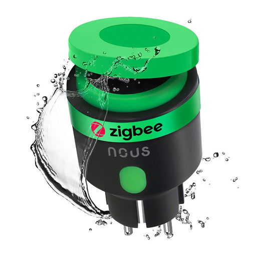 Nous A6Z Zigbee IP44 Outdoor Smart Socket 16A Consumption Measurement ZHA 2MQTT