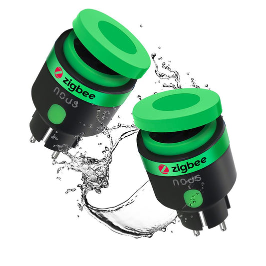 2X Nous A6Z Zigbee IP44 Outdoor Smart Socket 16A Consumption Measurement ZHA 2MQTT