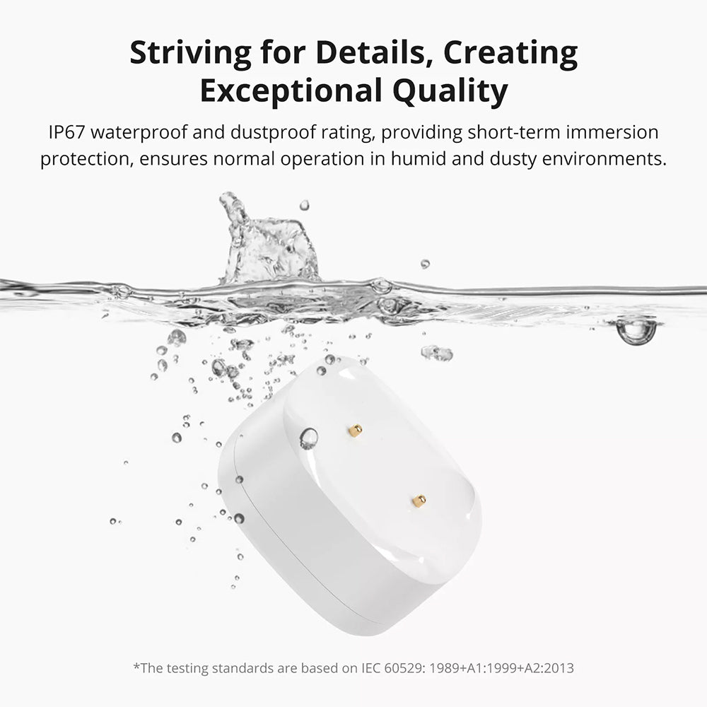 Sonoff SNZB-05P Zigbee Smart Water Leak Sensor - WLDC200 Extension ZHA 2MQTT