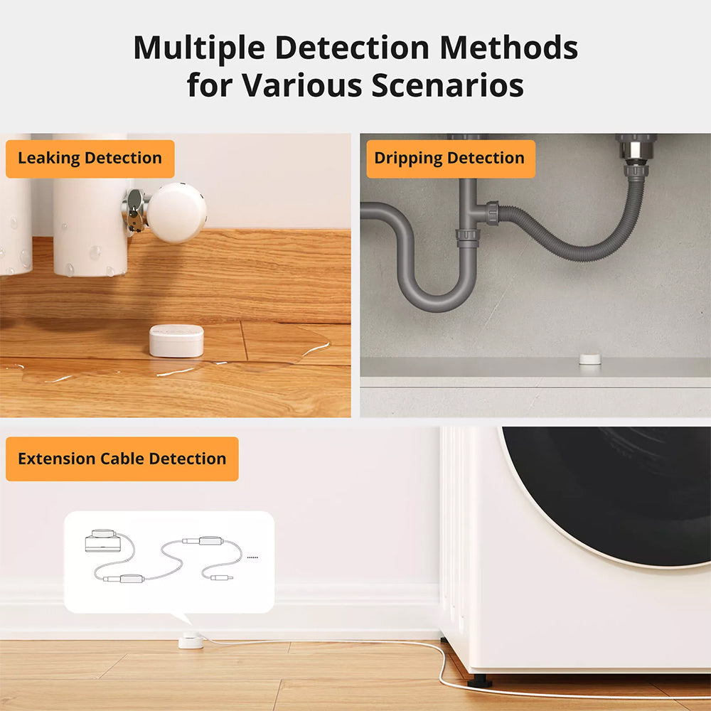 Sonoff SNZB-05P Zigbee Smart Water Leak Sensor - WLDC200 Extension ZHA 2MQTT