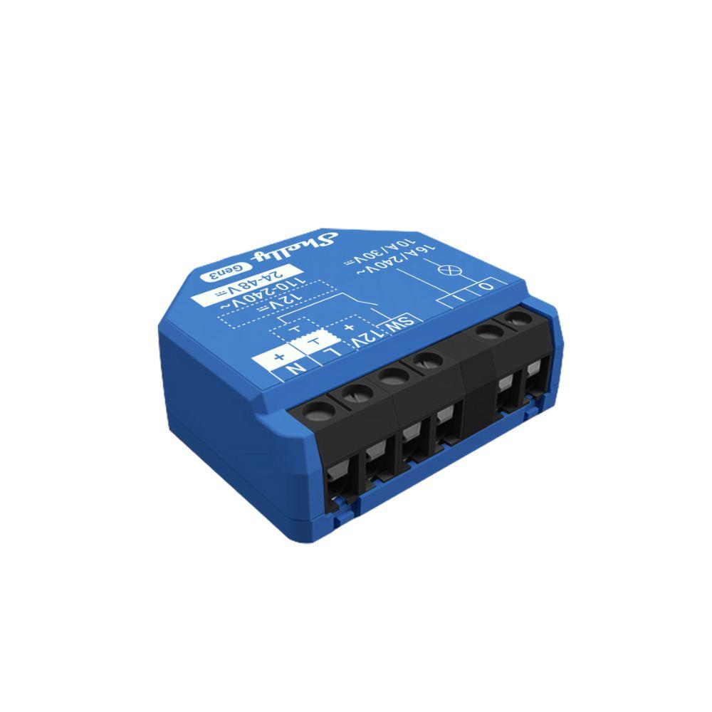 Shelly 1 One Gen3 WiFi 16A AC 110-240V DC 24-48V 12V Switch Relay