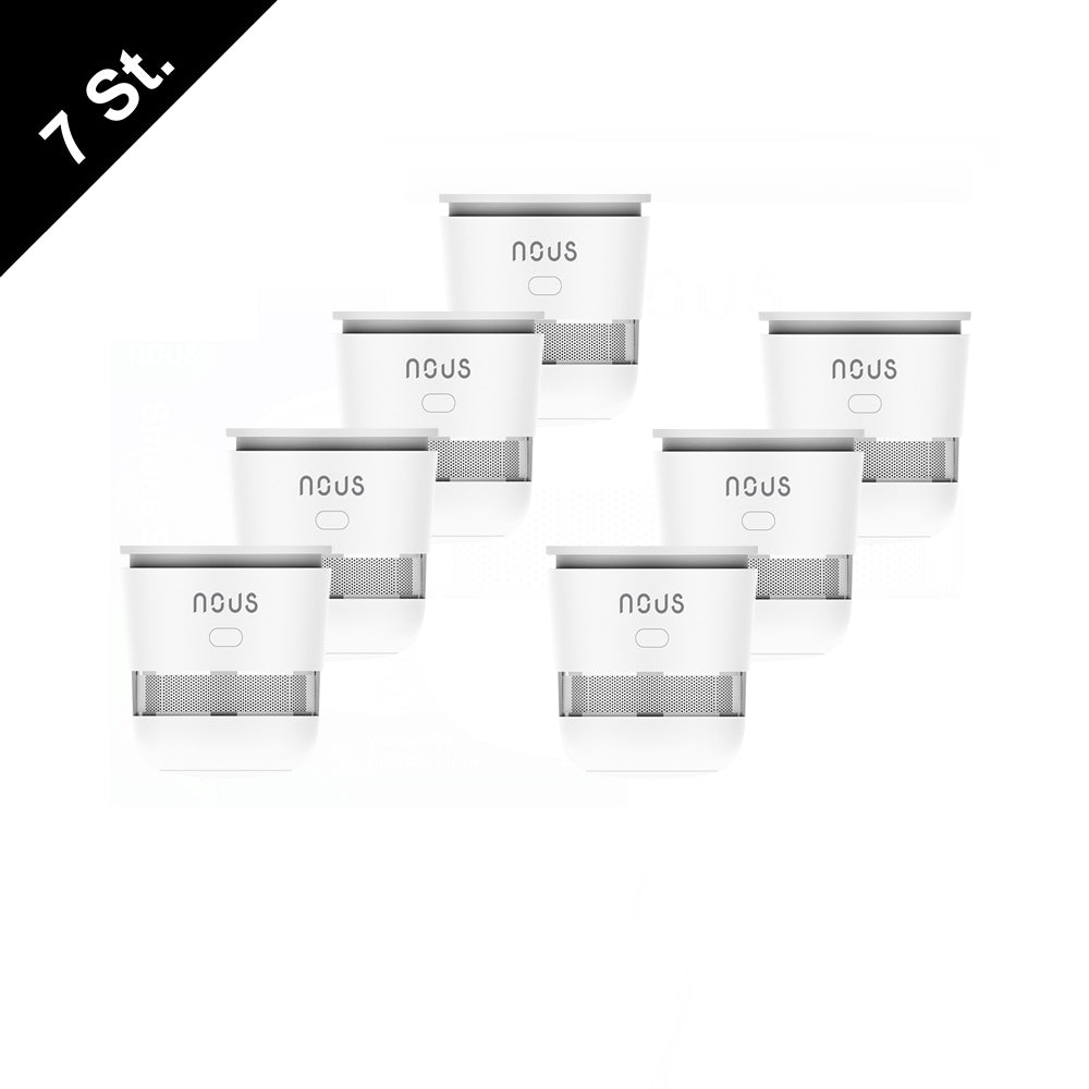 NOUS E8 Zigbee 3.0 Smart Smoke Detector Smoke Sensor Photoelectric 85dB 2MQTT ZHA