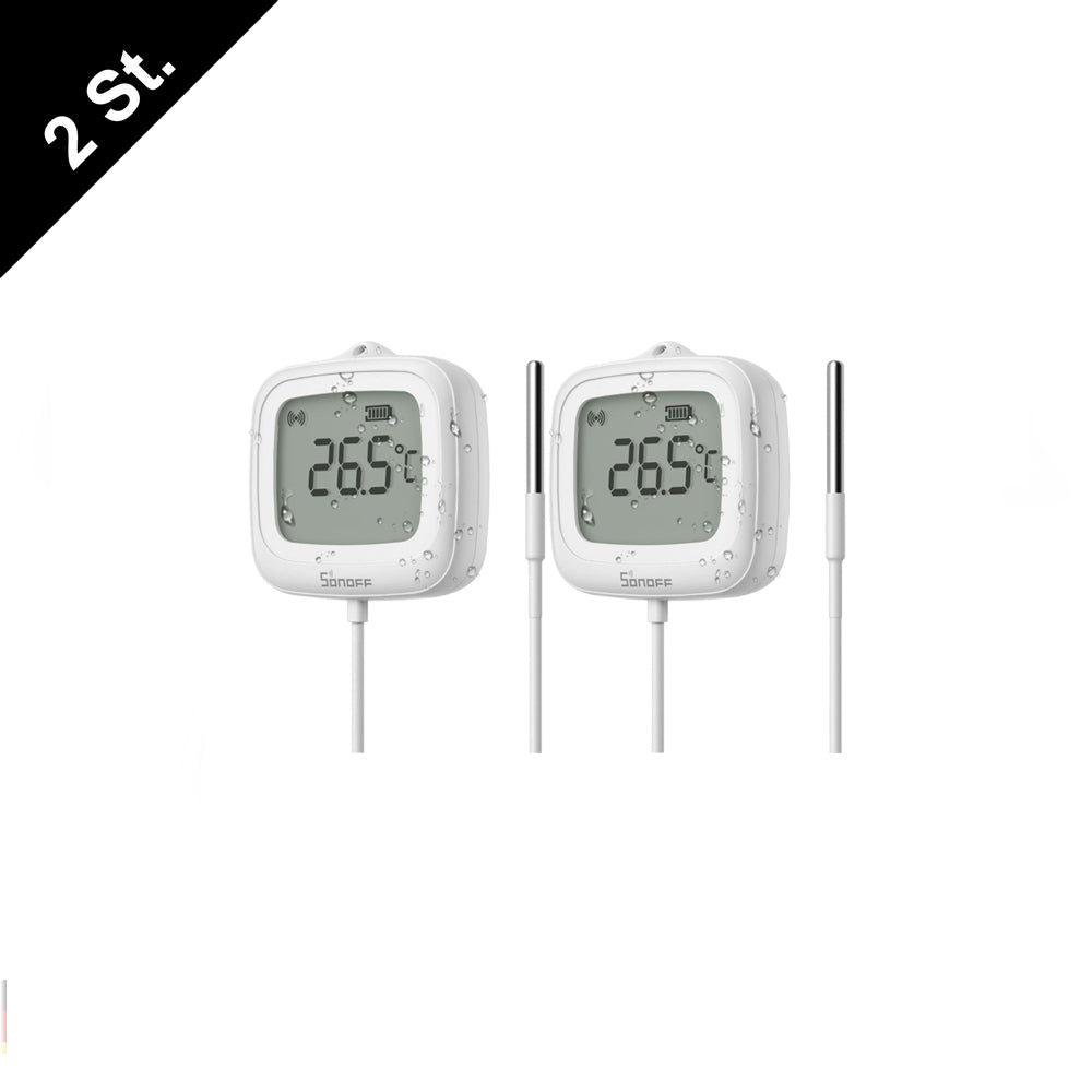 Sonoff SNZB-02LD ZIGBEE 3.0 IP65 LCD Display Thermometer with External Temperature Probe