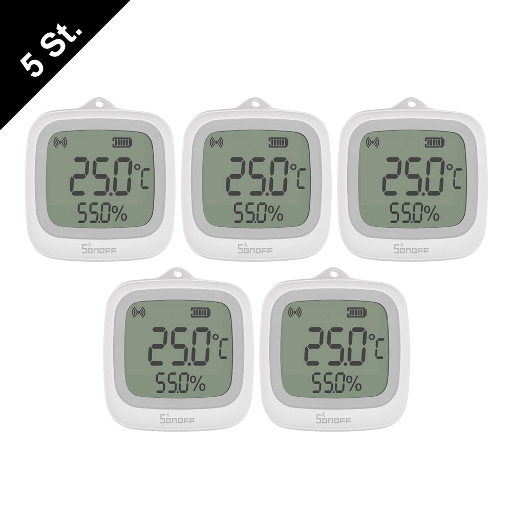 Sonoff SNZB-02WD ZIGBEE 3.0 IP65 Temperatur Feuchtigkeitssensor mit LCD Display